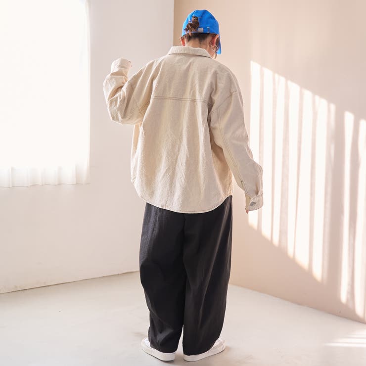 ナッピングデニムシャツジャケット | coen【women】 | 詳細画像13 