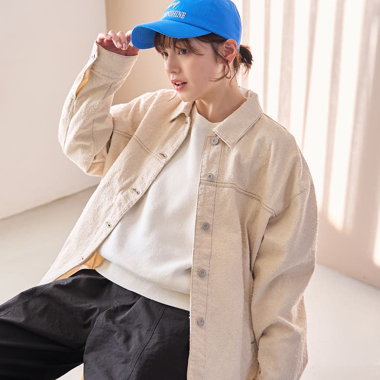 ナッピングデニムシャツジャケット | coen【women】 | 詳細画像14 