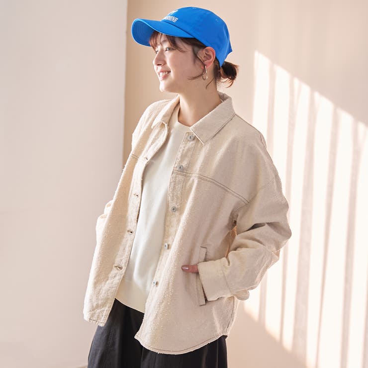 ナッピングデニムシャツジャケット | coen【women】 | 詳細画像16 