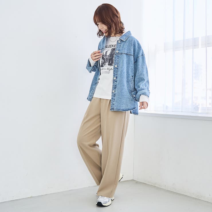 ナッピングデニムシャツジャケット | coen【women】 | 詳細画像9 