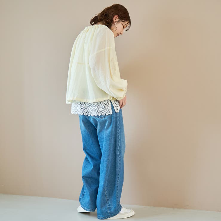 シアーギャザージップブルゾン | coen【women】 | 詳細画像14 