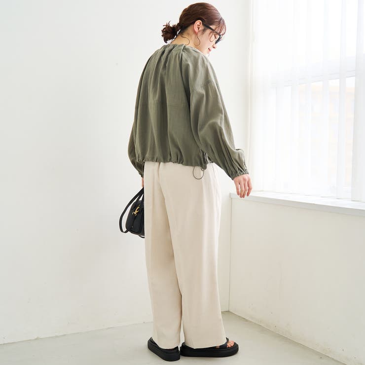 シアーギャザージップブルゾン | coen【women】 | 詳細画像19 