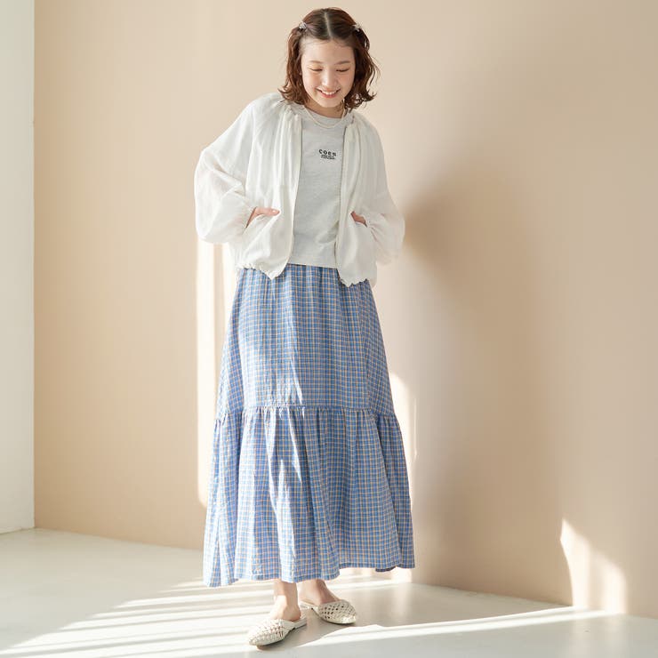 シアーギャザージップブルゾン | coen【women】 | 詳細画像2 