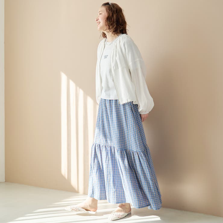 シアーギャザージップブルゾン | coen【women】 | 詳細画像3 