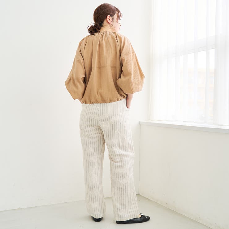 シアーギャザージップブルゾン | coen【women】 | 詳細画像9 