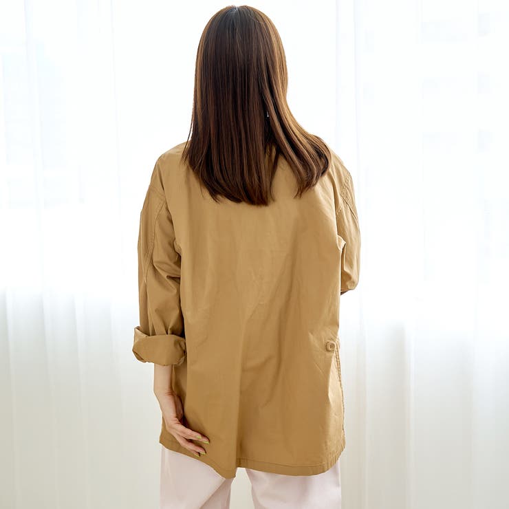 コットンリップストップ サファリジャケット | coen【women】 | 詳細画像12 