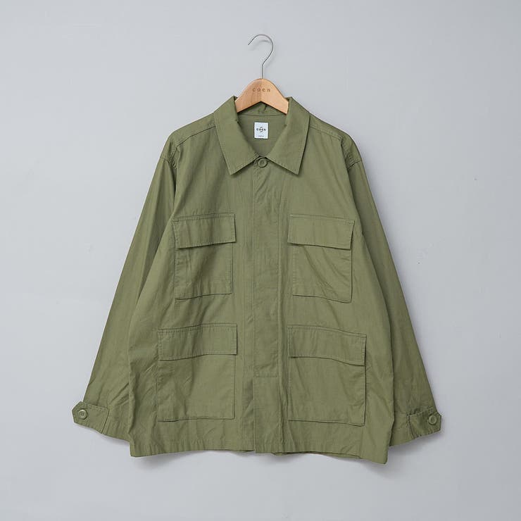 コットンリップストップ サファリジャケット | coen【women】 | 詳細画像21 