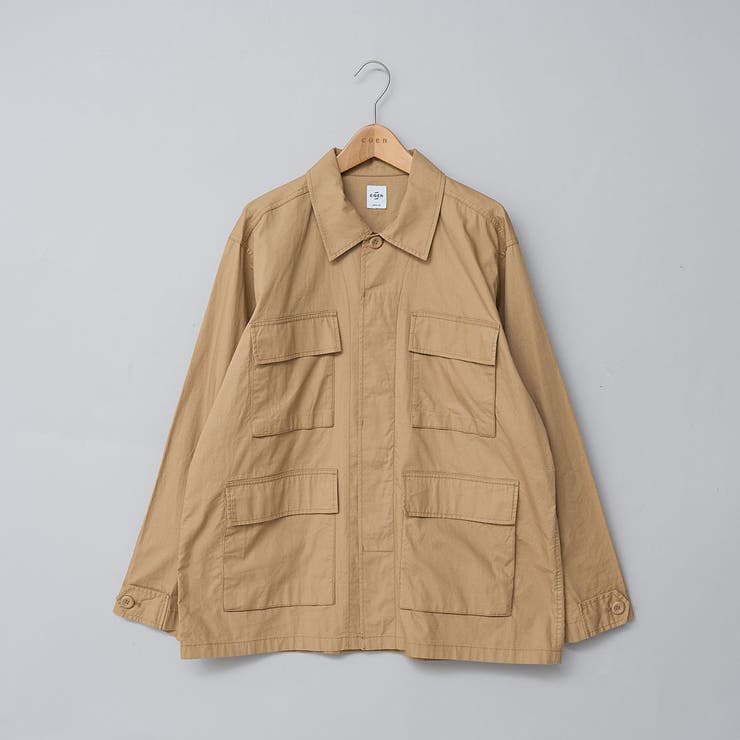 コットンリップストップ サファリジャケット | coen【women】 | 詳細画像23 