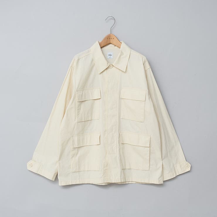 コットンリップストップ サファリジャケット | coen【women】 | 詳細画像25 