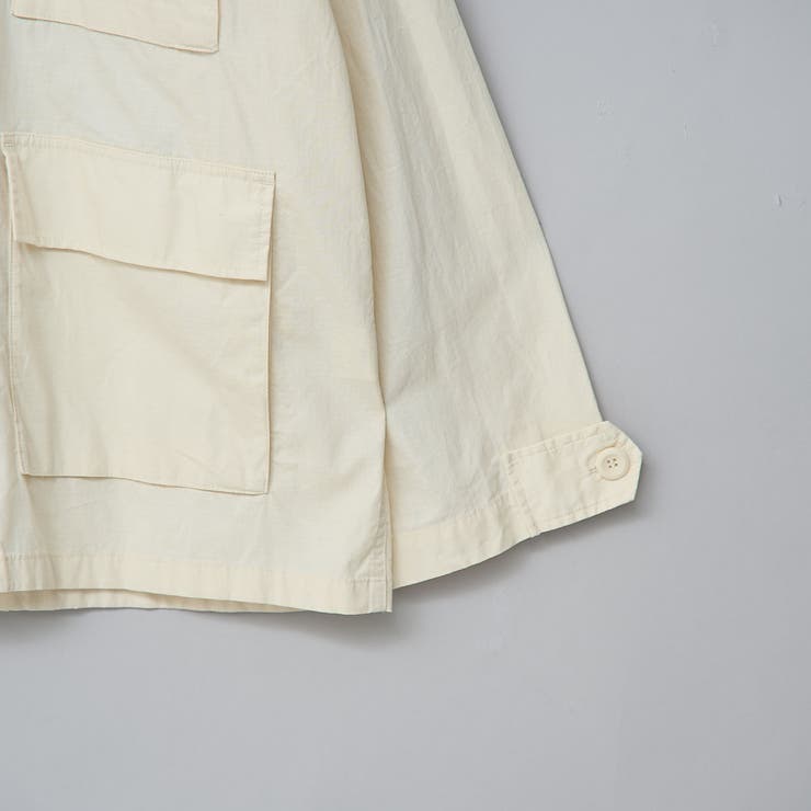 コットンリップストップ サファリジャケット | coen【women】 | 詳細画像28 