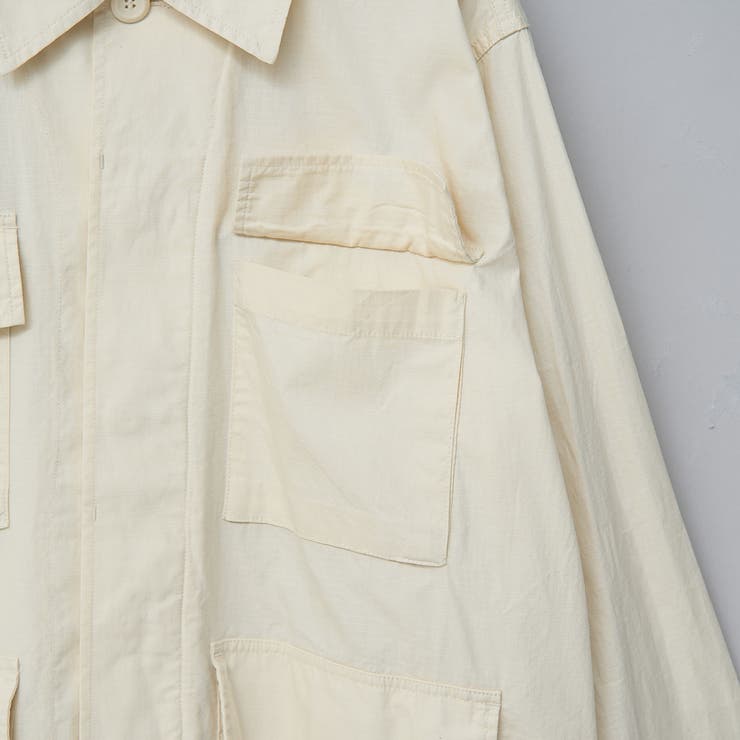 コットンリップストップ サファリジャケット | coen【women】 | 詳細画像30 