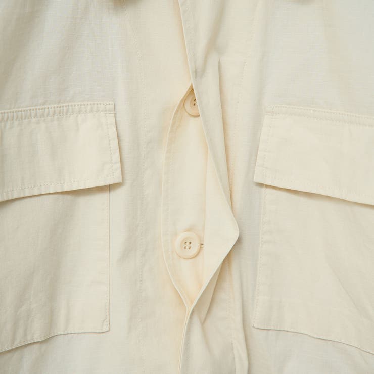 コットンリップストップ サファリジャケット | coen【women】 | 詳細画像32 