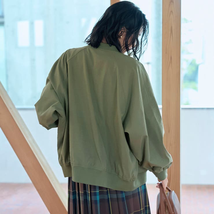 ポリツイルMA-1ブルゾン | coen【women】 | 詳細画像14 