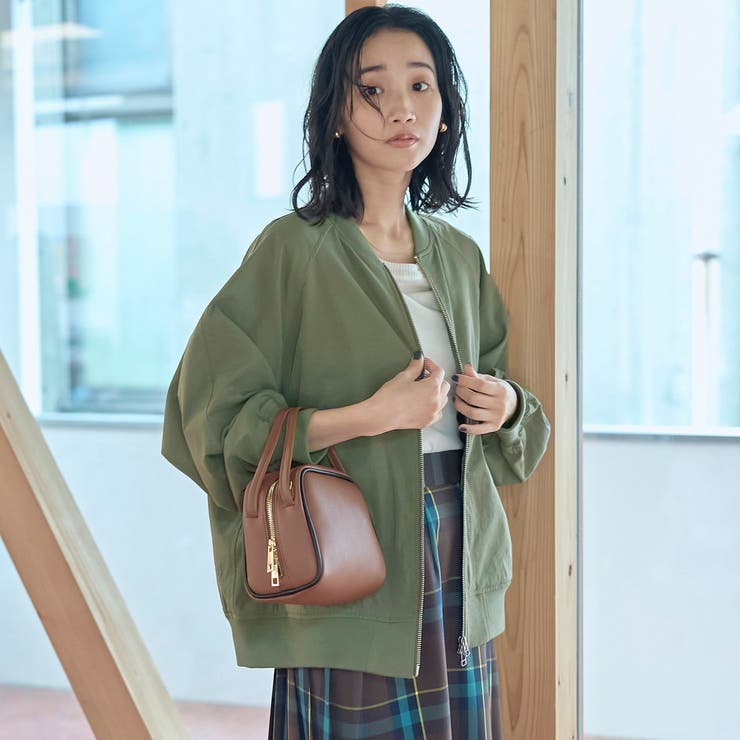 ポリツイルMA-1ブルゾン | coen【women】 | 詳細画像15 