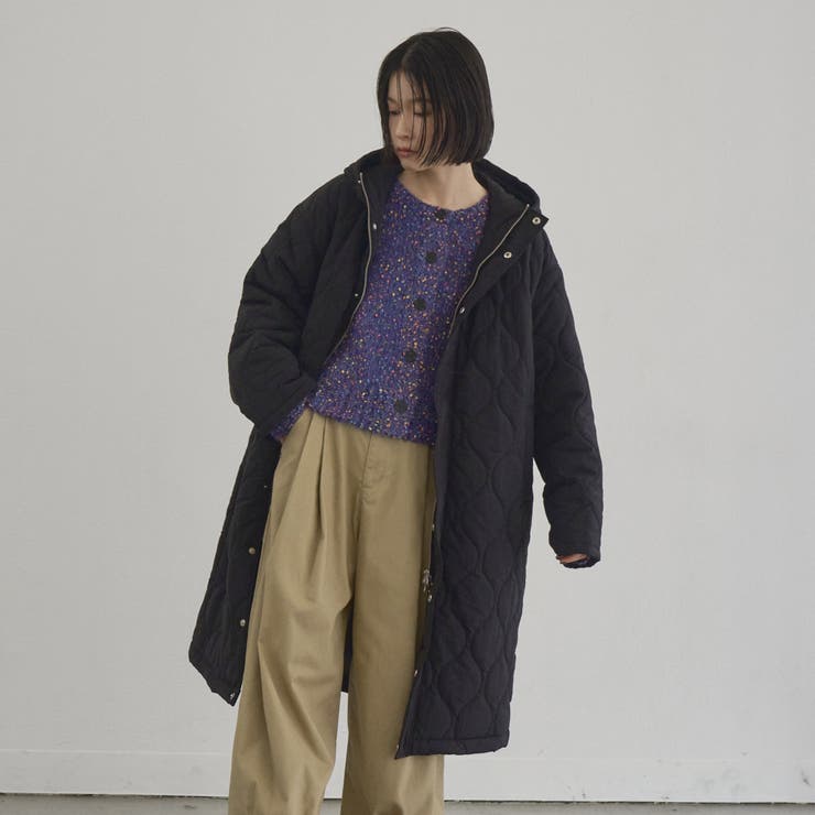 【新型登場◎】フード付き撥水キルティングロングコート | coen【women】 | 詳細画像10 
