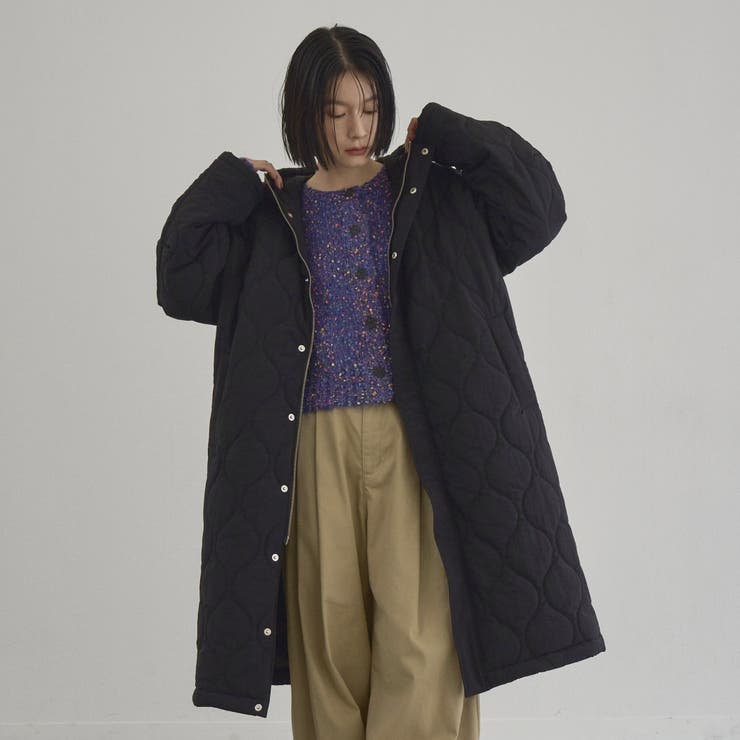 【新型登場◎】フード付き撥水キルティングロングコート | coen【women】 | 詳細画像14 