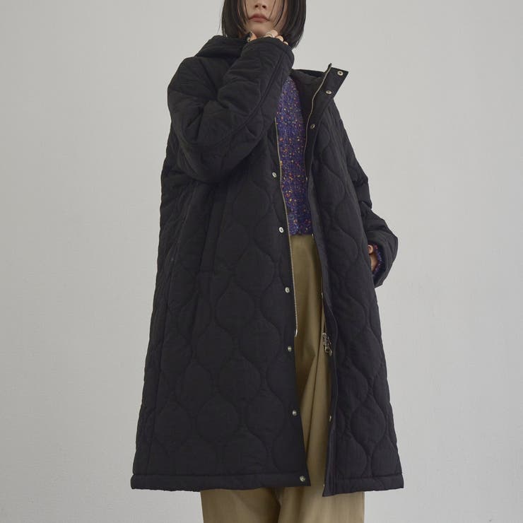 【新型登場◎】フード付き撥水キルティングロングコート | coen【women】 | 詳細画像18 