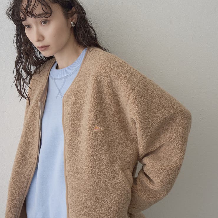 【KELTY（ケルティ）別注】ノーカラーWジップボアブルゾン | coen【women】 | 詳細画像1 