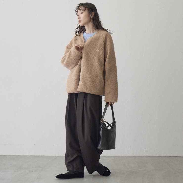 【KELTY（ケルティ）別注】ノーカラーWジップボアブルゾン | coen【women】 | 詳細画像10 