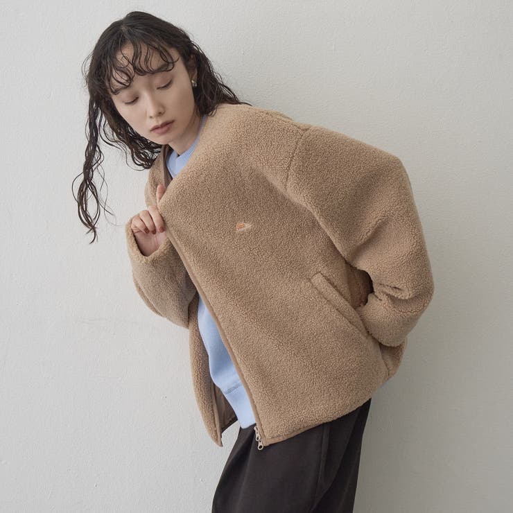 【KELTY（ケルティ）別注】ノーカラーWジップボアブルゾン | coen【women】 | 詳細画像16 