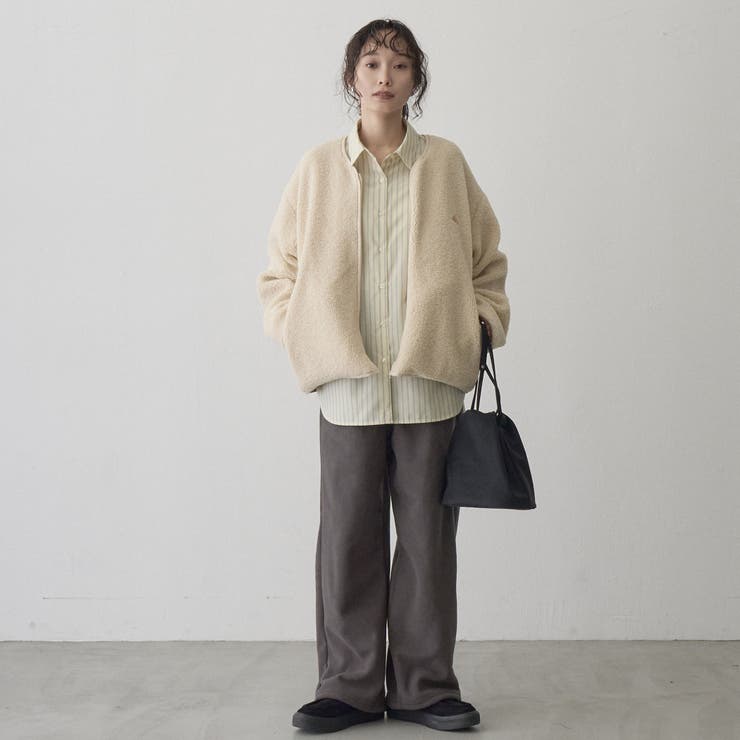 【KELTY（ケルティ）別注】ノーカラーWジップボアブルゾン | coen【women】 | 詳細画像2 