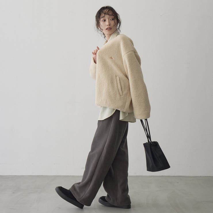 【KELTY（ケルティ）別注】ノーカラーWジップボアブルゾン | coen【women】 | 詳細画像3 