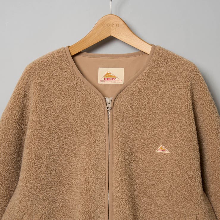 【KELTY（ケルティ）別注】ノーカラーWジップボアブルゾン | coen【women】 | 詳細画像30 