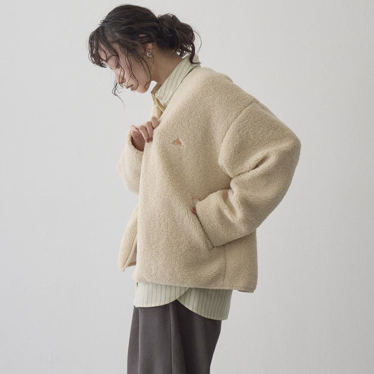 【KELTY（ケルティ）別注】ノーカラーWジップボアブルゾン | coen【women】 | 詳細画像6 
