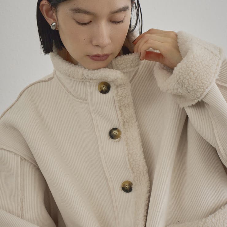 【新型登場◎】リバーシブル スタンドネックコーデュロイブルゾン | coen【women】 | 詳細画像17 