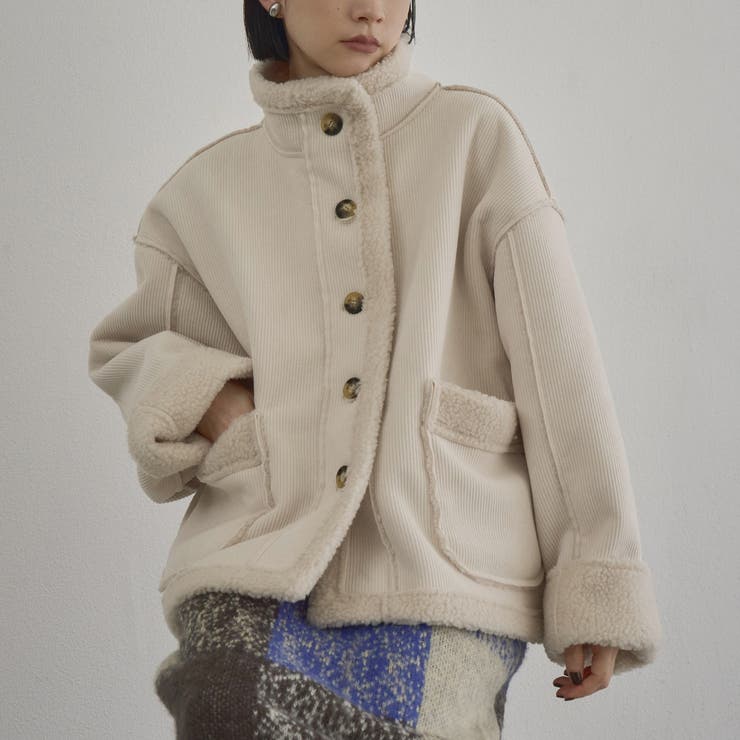 NATURAL | 【新型登場◎】リバーシブル スタンドネックコーデュロイブルゾン | coen【women】