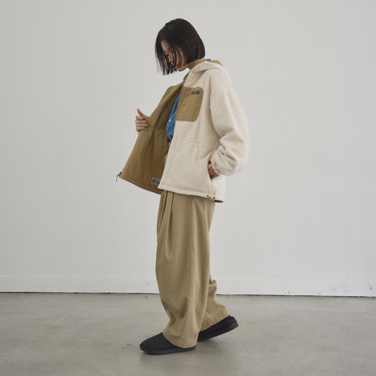 【PARKNIK（パークニック）】リバーシブル撥水フーディーブルゾン | coen【women】 | 詳細画像18 
