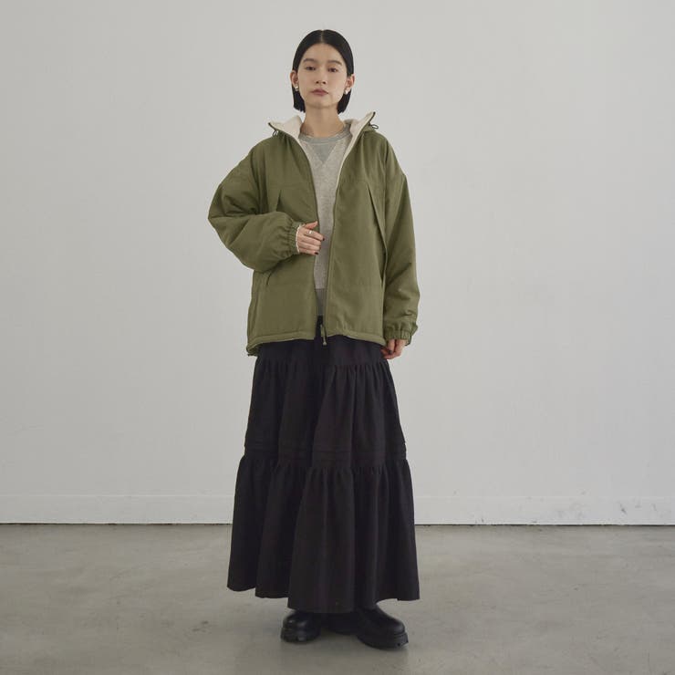 【PARKNIK（パークニック）】リバーシブル撥水フーディーブルゾン | coen【women】 | 詳細画像24 