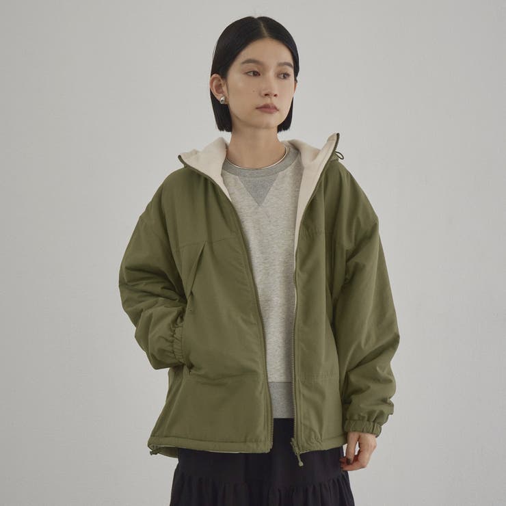 【PARKNIK（パークニック）】リバーシブル撥水フーディーブルゾン | coen【women】 | 詳細画像27 