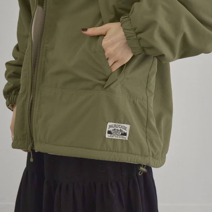 【PARKNIK（パークニック）】リバーシブル撥水フーディーブルゾン | coen【women】 | 詳細画像30 