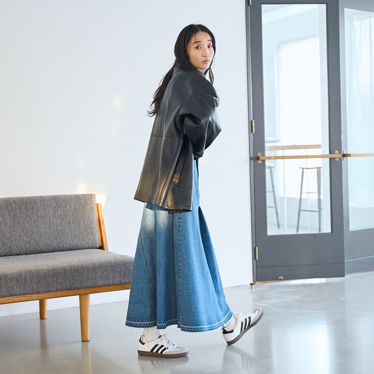 レザーライクシャツブルゾン | coen【women】 | 詳細画像5 