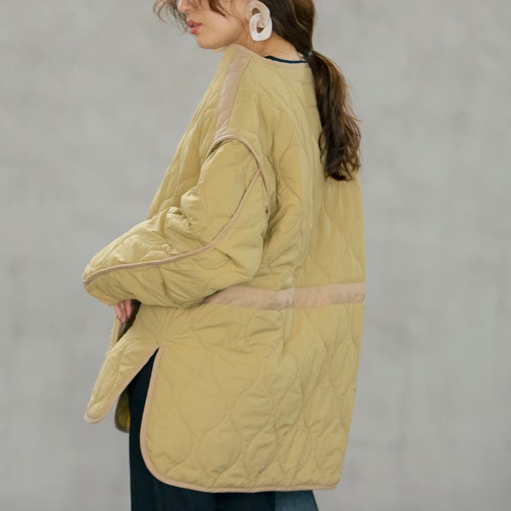 ドロストキルティングジャケット（WEB限定カラー）[品番：COEW0002060