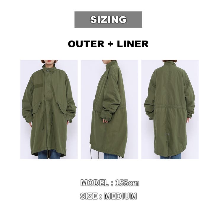 3wayキルティングライナー付きモッズコート Web限定カラー 品番 Coew Coen Outlet コーエンアウトレット のレディースファッション通販 Shoplist ショップリスト