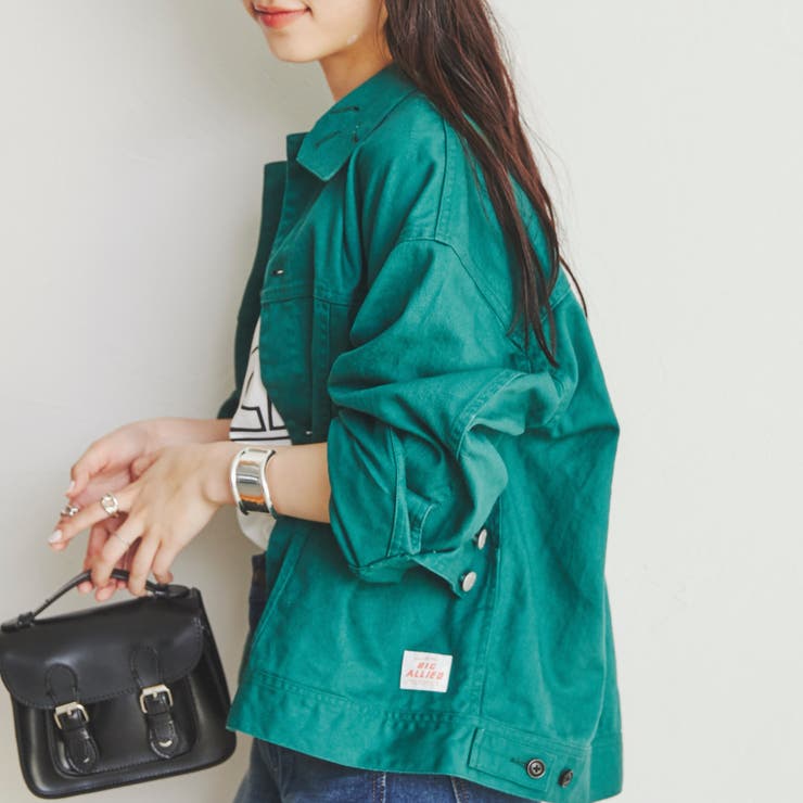 no-co.　カバーオール BIG ALLIED別注ショートカバーオール（セットアップ対応）[品番