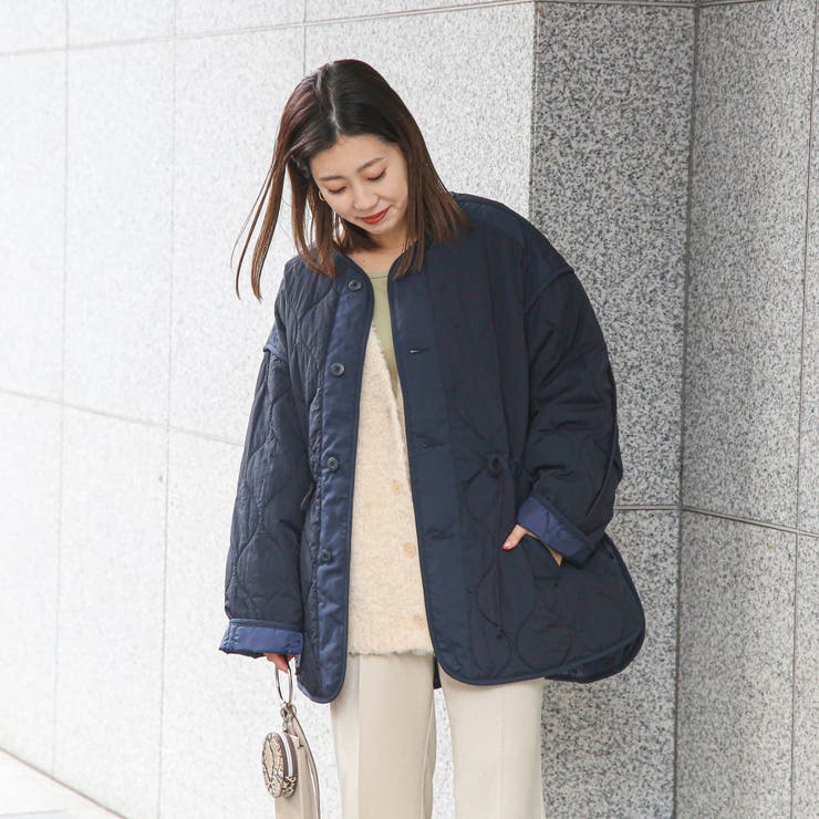 ドロストでメリハリコーデ可能。キルティングジャケット# | coen【women】 | 詳細画像14 