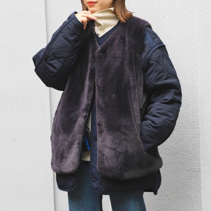 ドロストでメリハリコーデ可能。キルティングジャケット# | coen【women】 | 詳細画像17 