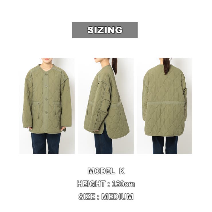 ドロストでメリハリコーデ可能。キルティングジャケット# | coen【women】 | 詳細画像35 