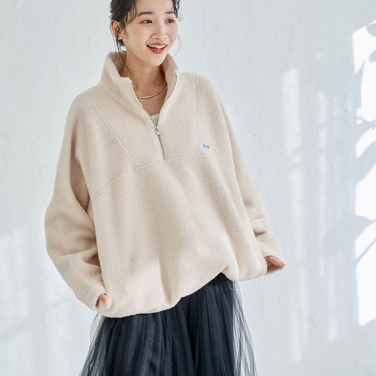 PENNEYS（ぺニーズ）別注ボアハーフジップ[品番：COEW0005046]｜coen