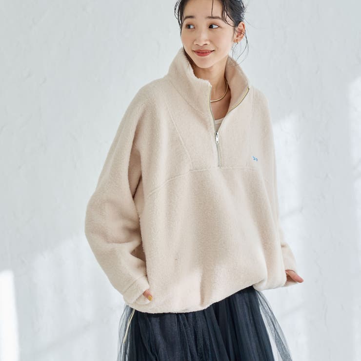 PENNEYS（ぺニーズ）別注ボアハーフジップ[品番：COEW0005046]｜coen