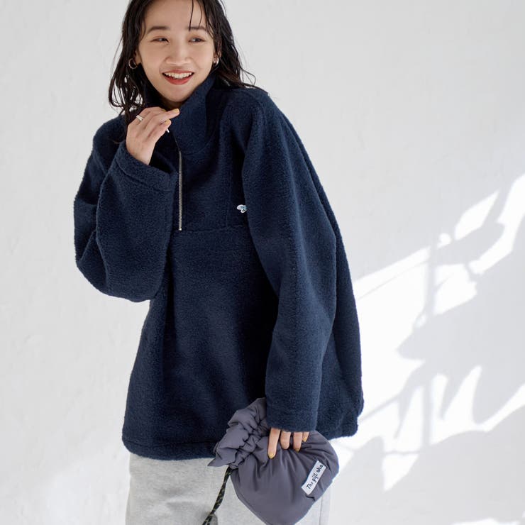 PENNEYS（ぺニーズ）別注ボアハーフジップ[品番：COEW0005046]｜coen