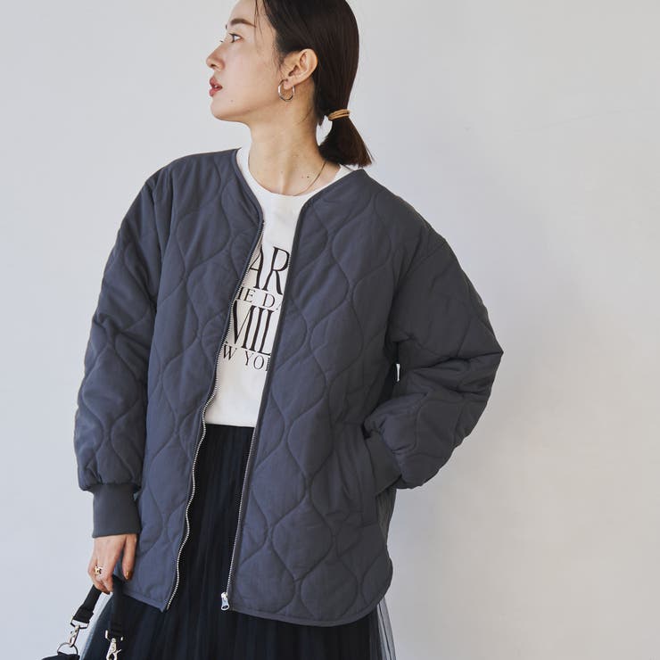 DK.GRAY | マルチファンクションキルティングジャケット（WEB限定カラー） | coen【women】