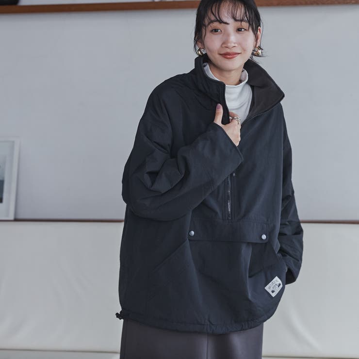 BLACK | ＜Parknik＞リバーシブルアノラック（WEB限定カラー） | coen【women】