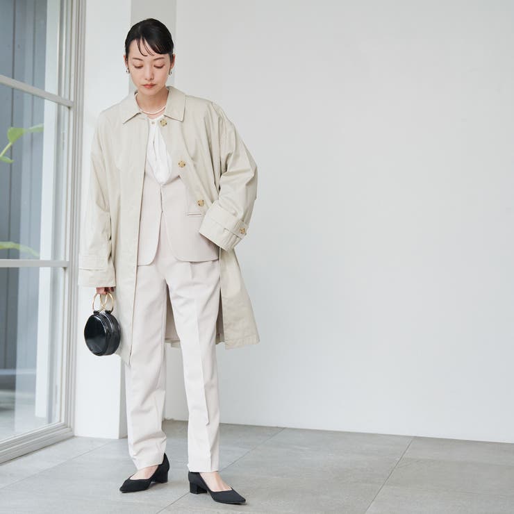 スクエアステンカラーコート | coen【women】 | 詳細画像35 