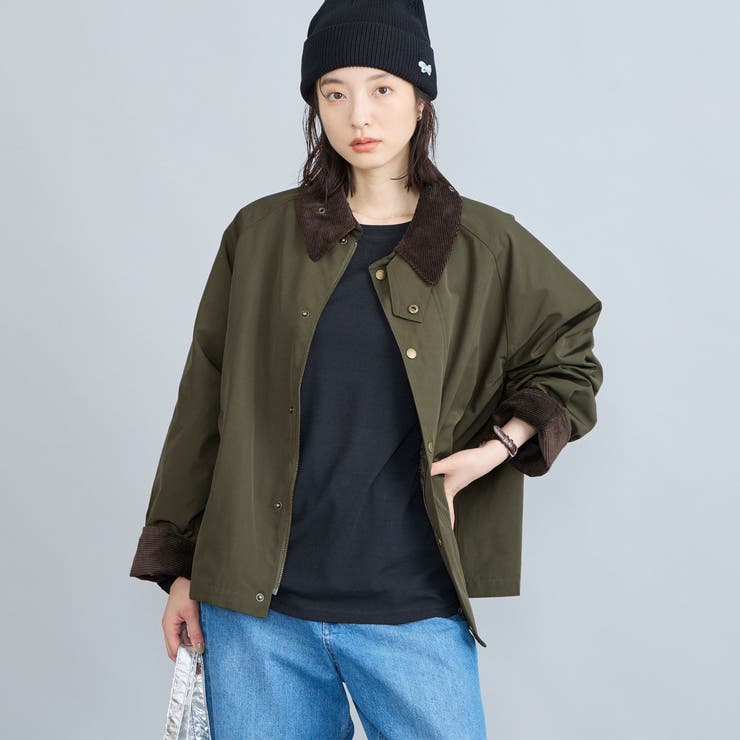 OLIVE | コーデュロイカラーハンティングジャケット | coen【women】