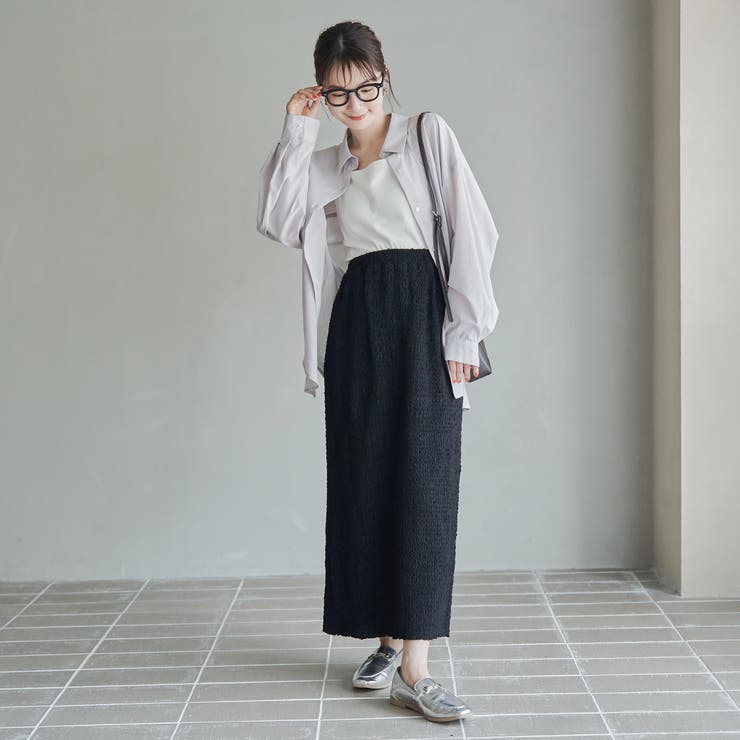 ポコポコシャーリングナロースカート | coen【women】 | 詳細画像11 