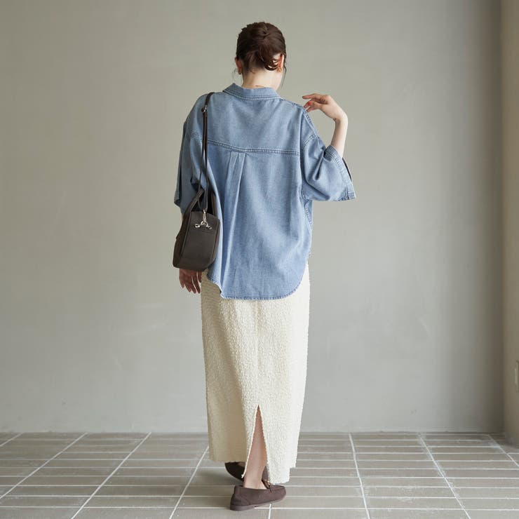 ポコポコシャーリングナロースカート | coen【women】 | 詳細画像7 